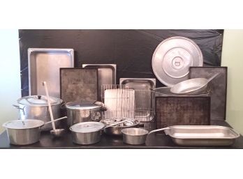 Large Group Of Vintage Pots And Pans