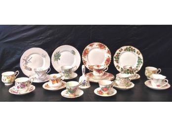 Stunning Fine Bone China Cup & Saucers Featuring Queens, Paragon & More