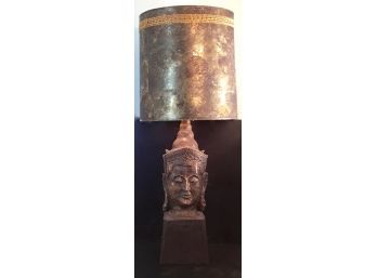 Large Vintage Buddha Lamp
