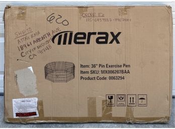 Merax 36' Exercise And Play Pen, Perfect For Puppies!