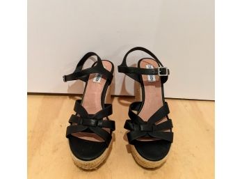 STEVE MADDEN TRENDY WEDGES  NEVER WORN, SIZE 10M