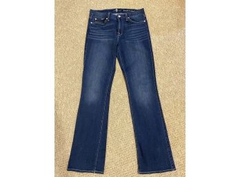 NEVER WORN WOMENS 7 FOR ALL MANKIND  HIGH WAISTED KARAH BOOTCUT DENIM JEANS, SIZE 32