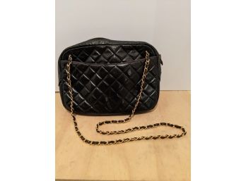 High End Copy Of Chanel Style Black Handbag