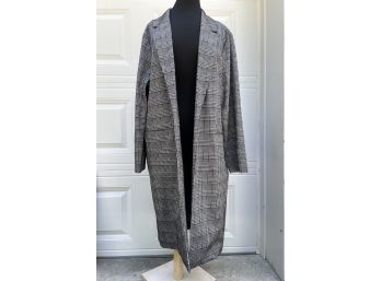 Vince Camuto Trendy Retro Black & White Peacoat