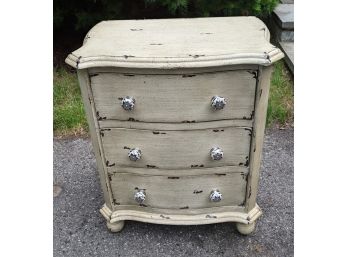 Painted 3 Drawer Dresser With New Hardware (Very Roomy In Excellent Condition By Madison Park E&E CO. (1 Of 2)