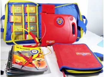 Story Reader Interactive Learning System With 9 Books Cartridges & 2 Carrying Cases