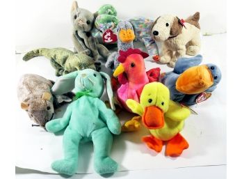 10 TY BEANIE BABIES - Each With Tag On - Look New