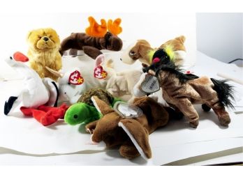 10 TY BEANIE BABIES - Each With Tag On - Look New