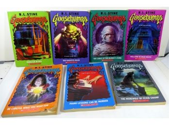 7 Goosebump Series Books By R. L. Stine