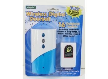 New In Package - Wireless Digital Doorbell  - Waterproof Remote For Outdoor Use