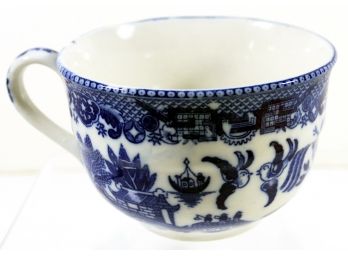 Vintage Flow Blue Willow Teacup - From Japan