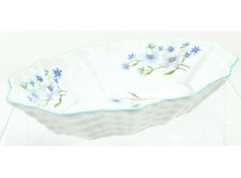 Shelley English Bone China BLUE ROCK Pattern (13591) Small Condiment/candy Bowl