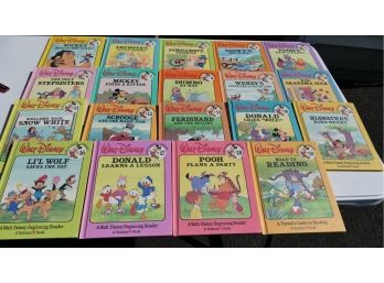 Walt Disney Fun-To-Read Library Complete 19 Volume Set Hardcover  January 1, 1986 Near Perfect