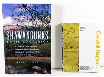 Two Catskill Shawangunk Trail Books - Hiking, Biking, Skiing Etc - Regional Guide Books