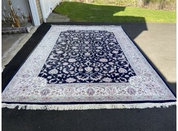 Beautiful Wool Indo-Persian Carpet #2 (See All Photos In Description For Close Up Details, Colors)