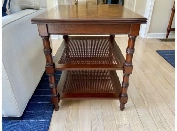 Ethan Allen Three Tier End Table