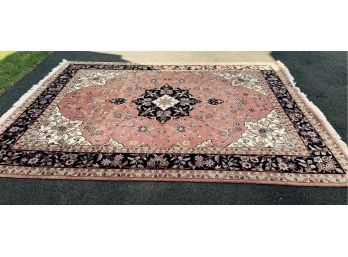 Beautiful Wool Indo-Persian Carpet #1 (see All Photos In Description For Close Up Details, Colors)