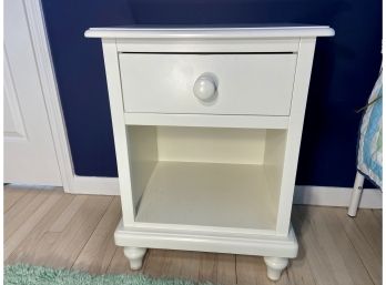 Pottery Barn Kids Single Drawer Nightstand With Lower Open Storage