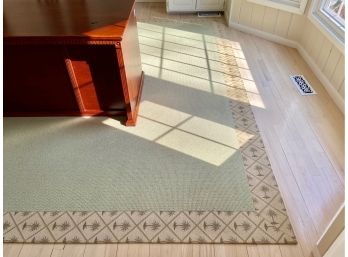 Masland From Ethan Allen  9 X 11  Rug With Custom Palm Design Border