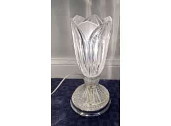 Vase Form Glass Table Lamp