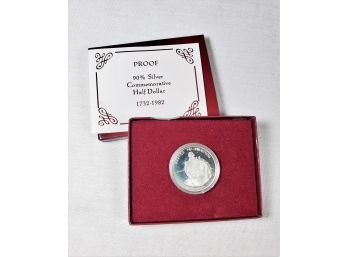 1982 George Washington Silver Proof Commemorative Half Dollar