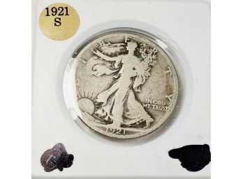 Very RARE 1921 -S Walking Liberty Half Dollar