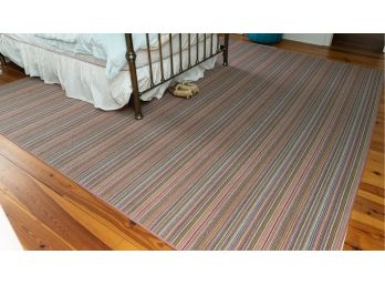 10 X 10 STARK Multitoned Striped Carpet