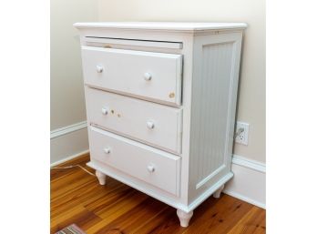 Painted Pine Three Drawer Chest