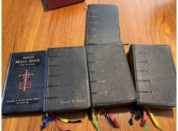 Vintage Five Catholic Missles, And Holy Bible