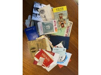 Vintage Mixed Lot Of Ephemera Labels,Wine Labels And More