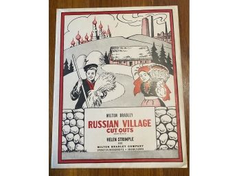 Vintage Milton Bradley Russian Village Cutouts