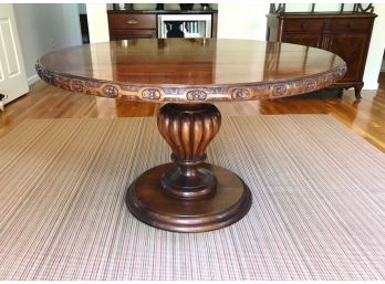 Carved Wood Dining Table
