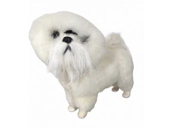 Small Bichon Frise Life Like Dog Model  Form / Mannequin  7' Tall
