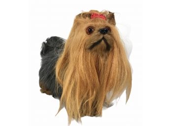 Adorable Yorkie Life Like Dog Model Form / Mannequin - 9' Tall