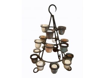 Pottery Barn Votive Candle Outdoor Chandelier18 Candle Holders,