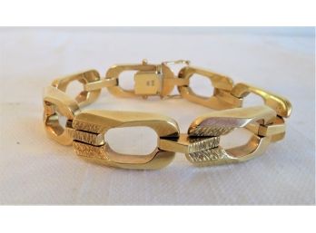 14k Gold Link Bracelet