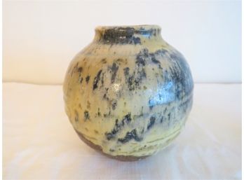 Vintage Studio Mottled Pottery Vase