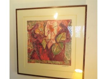 'Orchestra'  Signed Limited Ed Lithograph Wolf Reuther