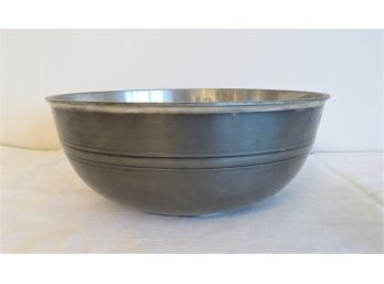 John Somers Fine Pewter Salad Serving Bowl