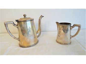 Prata Wolff Silverplate Teapot Pitcher