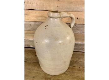 Large 4 Gallon Antique Stoneware Salt Glaze Jug