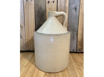 Antique White Stoneware 2 Gallon Jug