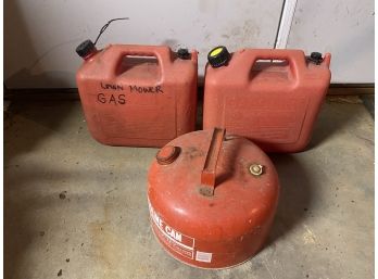 3 Gas Cans