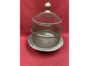 Nice Antique HENDRYX Brass Bird Cage Decor Item