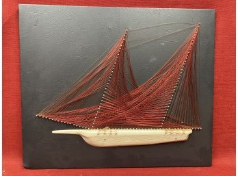 Original MCM Ship Wire Art Un-signed