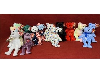 TY Collectors Beanie Baby Bear Collection Lot#1