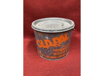 Old Pal Galvanized Bait Bucket