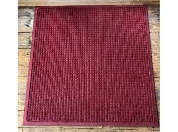 Red Door Mat