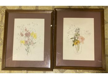 Two Framed Drawings