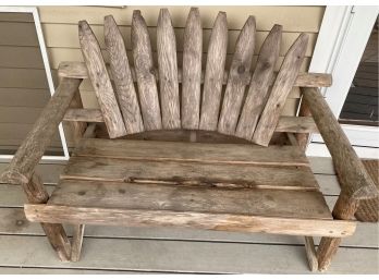 Adirondack Style Bench